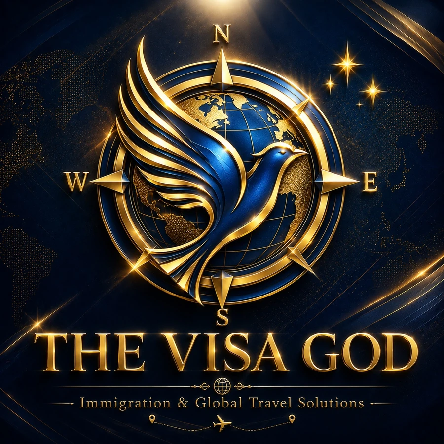 The Visa God logo